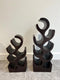 AnLi Style-Wijnrek Suar hout walnoot 6 flessen - 50cm