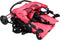 vidaXL - Tweelingkinderwagen - staal - rood