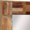 vidaXL - Wandspiegel - 50x50 - cm - massief - gerecycled - hout