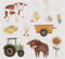 Little Dutch - Raamstickers - Boerderij thema - 50 stuks