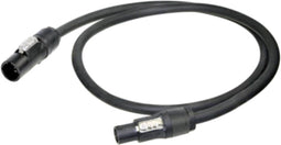 Neutrik 1027570 Aansluitkabel Stroom Zwart 1 m