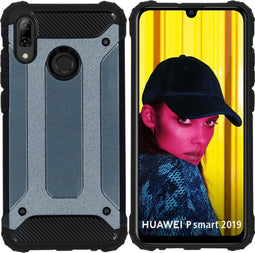 iMoshion Hoesje Geschikt voor Huawei P Smart (2019) Hoesje - iMoshion Rugged Xtreme Backcover - Donkerblauw