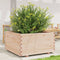 vidaXL - Plantenbak - 90x90x49,5 - cm - massief - grenenhout