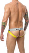 MOB EROTICWEAR - YELLOW-BLACK SPORTS JOCKET XL