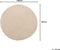 DEMRE - Shaggy vloerkleed - Beige - 140 cm - Polyester