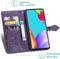 iMoshion Hoesje Geschikt voor Samsung Galaxy A72 Hoesje Met Pasjeshouder - iMoshion Mandala Bookcase - Paars