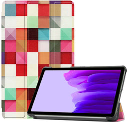 imoshion Tablet Hoes Geschikt voor Samsung Galaxy Tab A7 Lite - imoshion Design Trifold Bookcase - Meerkleurig /Various Colors
