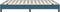 vidaXL - Bedframe - zonder - matras - 140x210 - cm - fluweel - donkerblauw