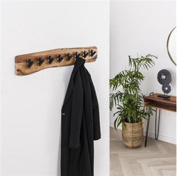 Kapstok Timber 8 haken 90 cm