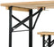 Juskys Biertafelset - 3-delig - 170 cm - Houtkleur