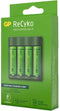 GP GP B421 - Lader Ni-MH - Laadt 4 accu's tegelijk - 2100mAh