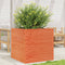 vidaXL - Plantenbak - 70x70x68,5 - cm - massief - grenenhout - wasbruin