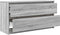 vidaXL - Tv-meubel - 100x35x54 - cm - bewerkt - hout - grijs - sonoma - eikenkleurig