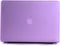 Lunso Geschikt voor MacBook Air 13 inch (2010-2017) cover hoes - case - Mat Paars