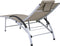 vidaXL - Ligbed - aluminium - en - textileen - taupe