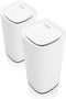 Linksys MX6202 Velop Pro - Mesh WiFi - WiFi 6E - 5400 Mbps - Wit (2-pack)