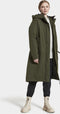 Didriksons Alicia - Dames Outdoor parka - Oversized met fishtail-rug - Donkergroen