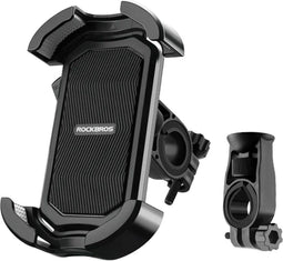 Rockbros - 25210032001 - - 25210032001 - telefoonhouder - voor - een - fiets - op - het - stuur - zwart