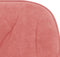 vidaXL - Kantoorstoel - draaibaar - fluweel - roze