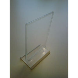 Klika - Menu-standaard acryl A5 - 15x21cm zwaar - 9 stuks