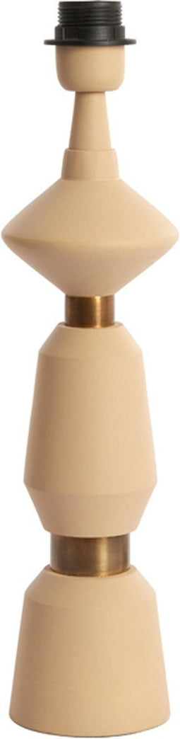 Light & Living Tafellamp Ilvar - 39cm - Mat Beige - excl. kap