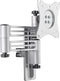 Tv muurbeugel voor 13-32 inch scherm - Compact - Full-motion - Tot 15kg - Zilver