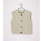 Things I Like Things I Love - Gewatteerd Gilet - Knoopsluiting - Groen - Maat 38
