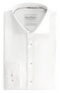 Boston Brothers Non-Iron Oxford Overhemd Heren – Slim Fit, Wide Spread Kraag, Wit (Maat 39)