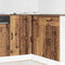 vidaXL - Spoelbakonderkast - Lucca - bewerkt - hout - oud - houtkleurig
