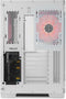 Nox NXHUMMERASTRAWH - ATX Semi-toren doos - Ventilator x 4 - Wit