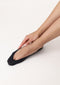 Oroblu Solange - Kousenvoetje - Anti-slip en antibacterieel - Zwart