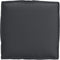 vidaXL - Ligbedkussens - voor - Zit - 2 - stuks - Zwart - 40x40x8 - cm - Oxford - Stof