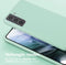 Selencia Hoesje Geschikt voor Samsung Galaxy S21 Hoesje Met Koord - Selencia Siliconen hoesje met afneembaar koord - Turquoise