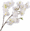 Silk-ka Kunstbloem-Zijden Bloem Bloesem Tak Wit-Groen 109 cm