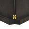 vidaXL - Wastafelblad - 220x40x(2-6) - cm - behandeld - massief - hout - donkerbruin