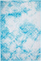 ELAZIG - Laagpolig vloerkleed - Blauw - 140 x 200 cm - Polyester