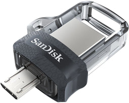 Sandisk Ultra Dual Drive M3.0 - USB 3.2 - 128GB - Grijs