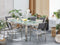 GROSSETO - Tuinset voor 6 - Zilver/Matglas - Veiligheidsglas