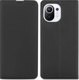 iMoshion Hoesje Geschikt voor Xiaomi Mi 11 Hoesje Met Pasjeshouder - iMoshion Slim Folio Bookcase - Zwart