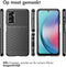 iMoshion Hoesje Geschikt voor Samsung Galaxy A25 Hoesje Siliconen - iMoshion Thunder Backcover - Zwart
