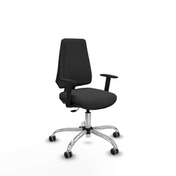 Piqueras y Crespo B1D056G - Bureaustoel - Verstelbare hoogte met armleuning - Donker grijs