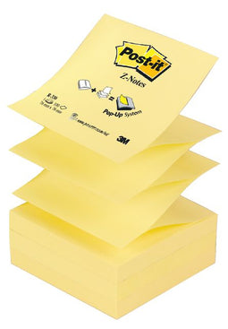 Post-it - Memoblok 3m post-it z-note r330 geel | 12 stuks