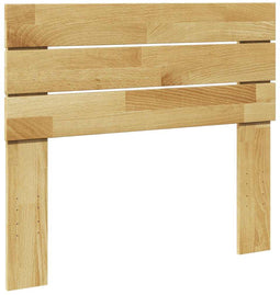 vidaXL - Hoofdbord - 80 - cm - massief - hout - eiken