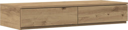 vidaXL - Ligbed - Artisan - Eiken - 100x36.5x16.5 - cm - Geengineerd - Hout