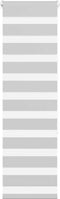 vidaXL - Zebra - rolgordijn - 50x150 - cm - stofbreedte - 45,9cm - lichtgrijs