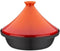GSW - Tajine - Gietijzer 30 x 22 cm - Keramisch deksel - Inductie - Oranje