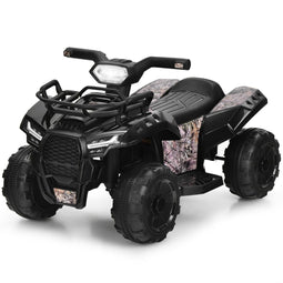 Coast Kinderquad Elektrisch - 20 kg - Licht en Geluid - Zwart