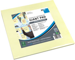 Info sticky notes - Giant Pad - 50 vel - 30x30cm - geel - IN-8754-01