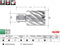 RUKO 108226E - Kernboor Ø 26 mm - HSS-kobalt met verbeterde snijgeometrie (1 stuk)