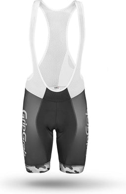Race Bibs Men - Fietsbroek - Compressie Lycra Power - Grijs Camo